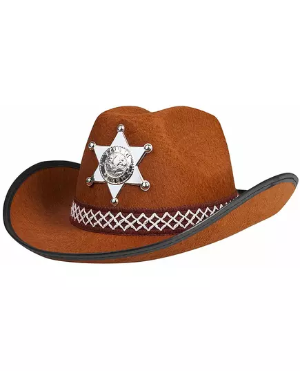 Brun sheriffhatt til barn, bilde 2