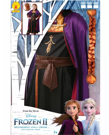 Anna Frost 2 jentekostyme og flettesett, Størrelse: 3–4 år (90–104 cm), bilde 2