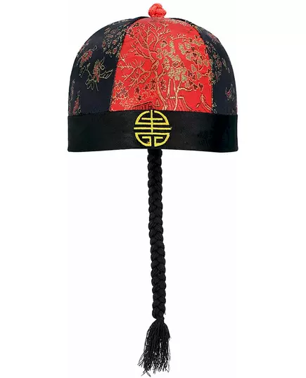 Chinese headdress with braids for adults, image 2