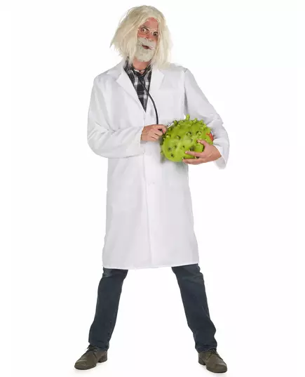Adult doctor scientist blouse costume, Size: XX-Large, image 2