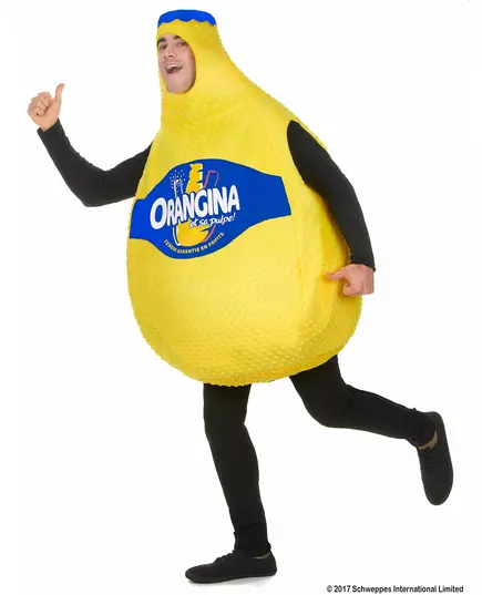 Adult Orangina Bottle Costume, image 2