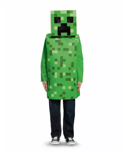 Deluxe Minecraft Creeper-kostyme til barn, Størrelse: 5–6 år(109–126 cm), bilde 2