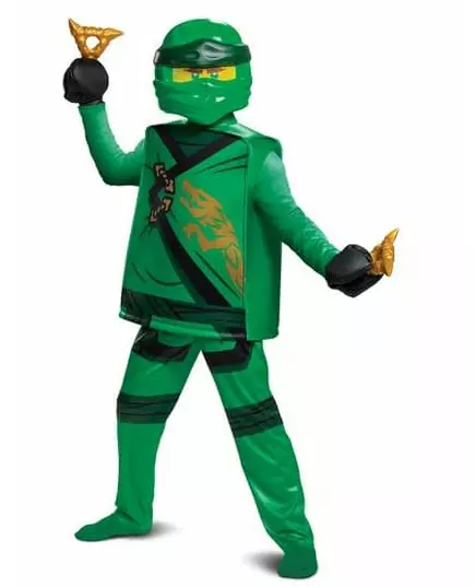 Lloyd Ninjago® Deluxe-kostyme – LEGO Kids, Størrelse: 10–12 år(137–149 cm), bilde 2