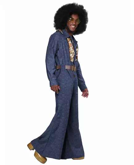 Disco jeans-kostyme for menn, bilde 2