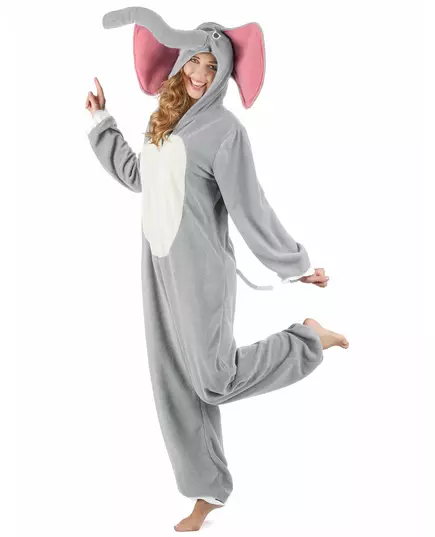 Women's gray elephant costume, image 2