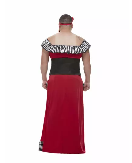 Red-bearded woman costume for men, image 2