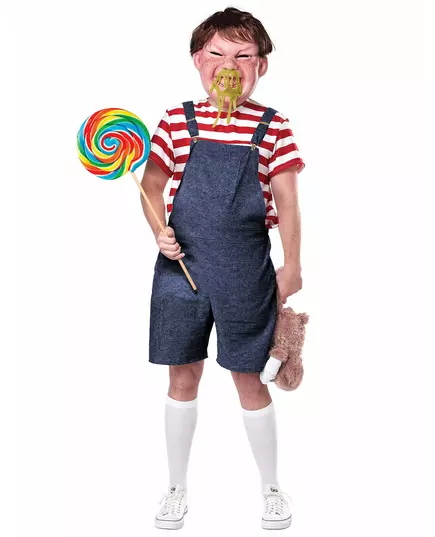 Deluxe adult snotty boy costume, Size: Large/X-Large, image 2