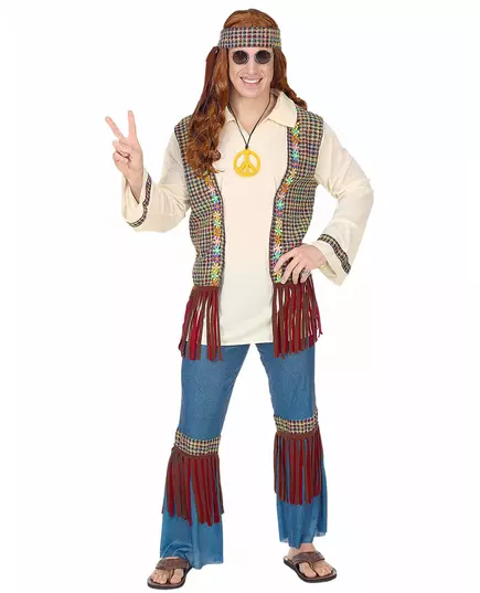 Hippie-fredskostyme for menn, bilde 2