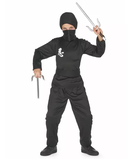 Ninja-kommandokostyme til gutter, Størrelse: 4–6 år (110–120 cm), bilde 2