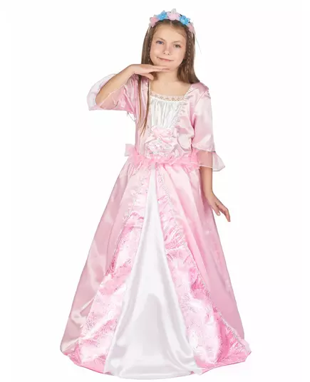 Prinsessekostyme med blomsterkrone til jenter, Størrelse: 4–6 år (110–120 cm), bilde 2