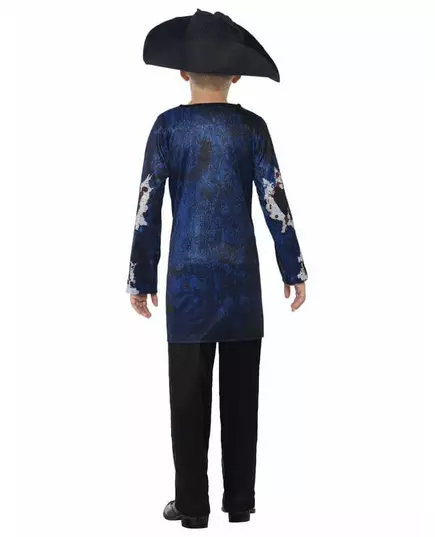 Zombie-piratkostyme til gutter på Halloween, Størrelse: 4–6 år (115/128 cm), bilde 2