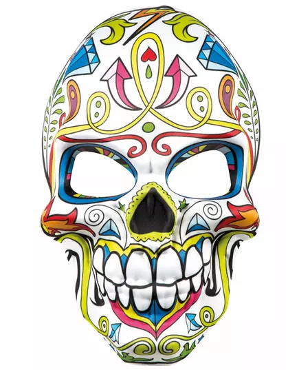 Dia de los muertos-maske hvit, bilde 2