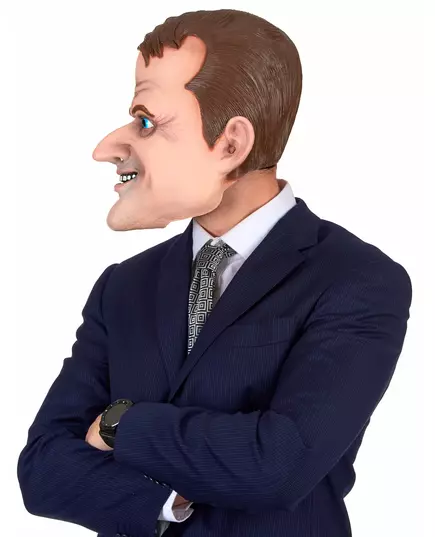Emmanuel humoristisk lateksmaske for voksne, bilde 2