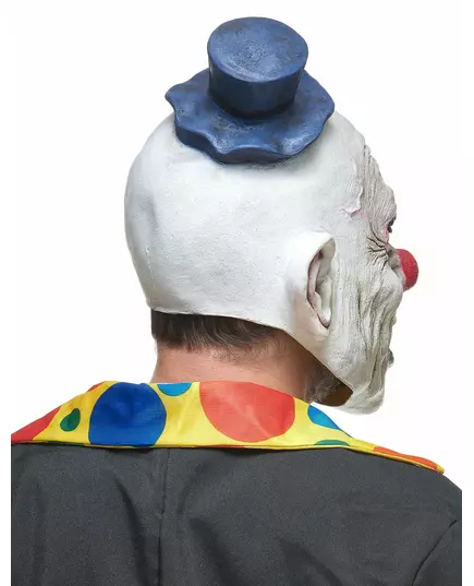 Hideous clown latex mask for adults, image 2