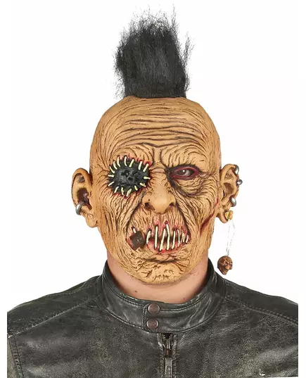 Voksenmaske med kamuflasje i punk-latex, bilde 2