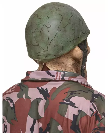 Adult zombie soldier latex mask, image 2