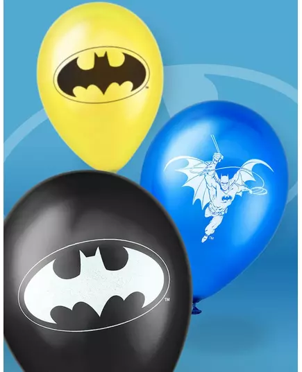 10 Batman lateksballonger 25x32cm, bilde 2
