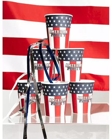 10 American Party 21 cl pappkopper, bilde 2
