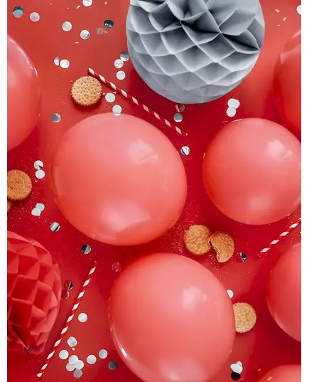 100 pastellrøde lateksballonger 26 cm, bilde 2