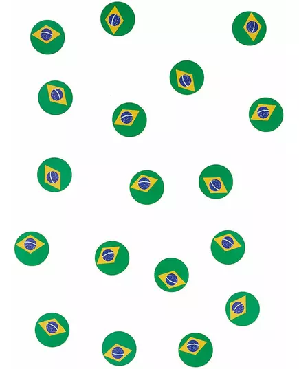 150 Brazil flag table confetti, image 2