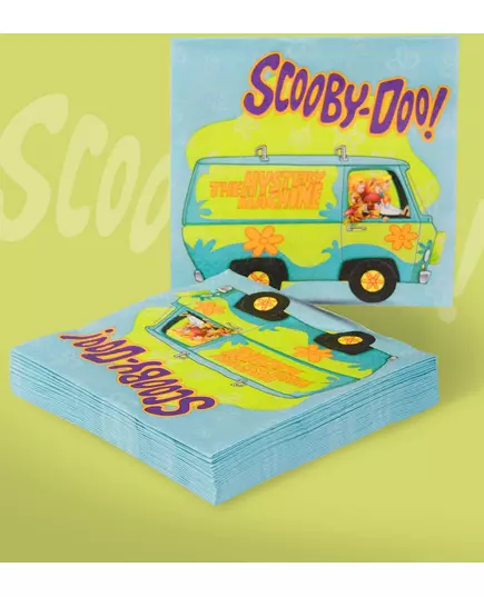 20 Scooby-Doo papirservietter 33 x 33 cm, bilde 2