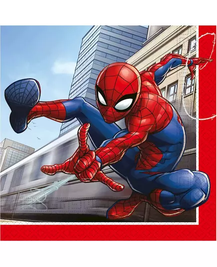 20 Spiderman Fighter Paper Napkins 33 x 33 cm, image 2