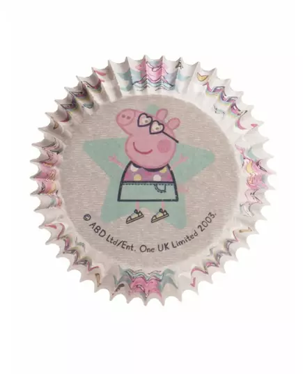 25 Peppa Gris papir-cupcakeformer 5 x 3 cm, bilde 2