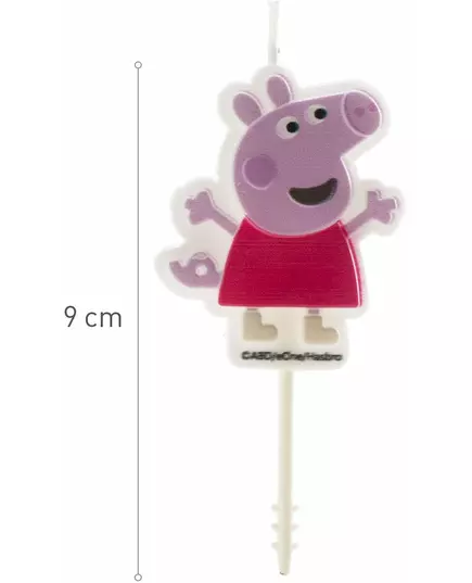 4 Peppa Pig Birthday Candles, image 2