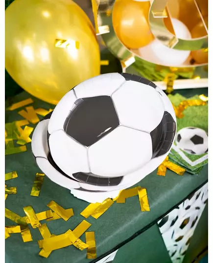 8 fotball-pappistallerkener 23 cm, bilde 2