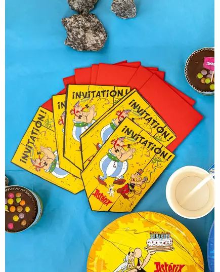 8 Asterix-invitasjonskort, bilde 2