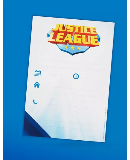 8 Justice League invitasjonskort med konvolutter 10x16cm, bilde 2