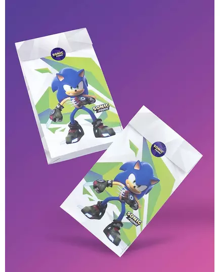 8 Sonic Prime Gift Bags 15x30 cm, image 2