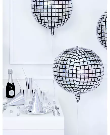 40 cm diskoball folieballong, bilde 2