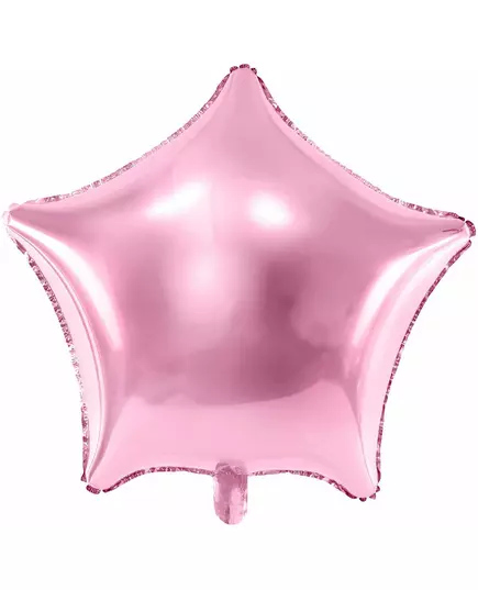 Pastellrosa stjernefolieballong 48 cm, bilde 2