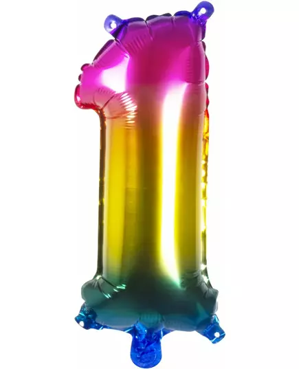 Flerfarget folieballong 35 cm, bilde 2