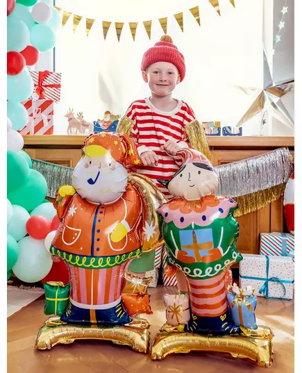 Julenissens folieballong 63 x 106 cm, bilde 2
