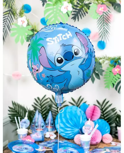 Stitch rund folieballong 46 cm, bilde 2