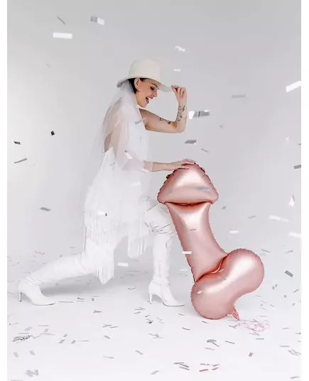 Zizi rose gold foil balloon 88 cm, image 2