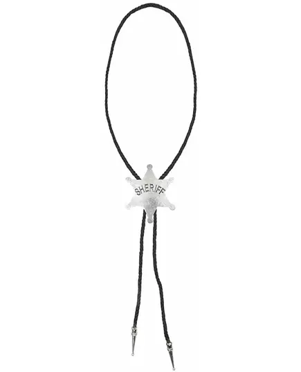 Adult Silver Sheriff Necklace, image 2