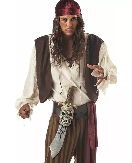 Plast piratsverd med hodeskalleslire, bilde 2