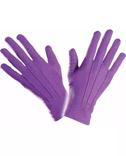 Adult purple short gloves, image 2