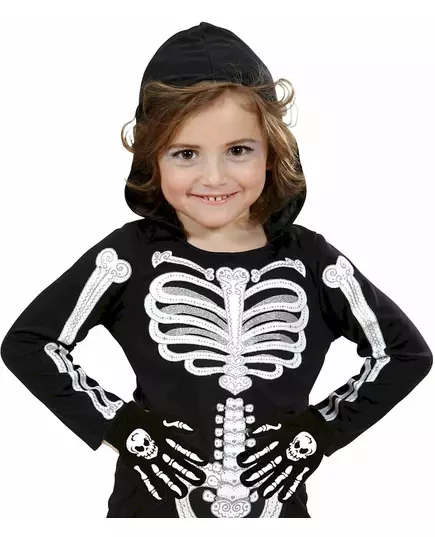 Children's Bone and Skull Gloves, image 2