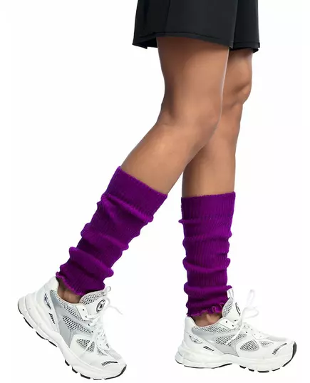 Women's purple leggings, image 2