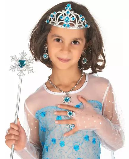 Sett med 6 blå prinsessetilbehør til jenter, bilde 2