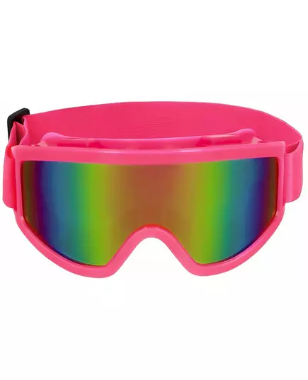 Adult fluorescent pink ski goggles, image 2