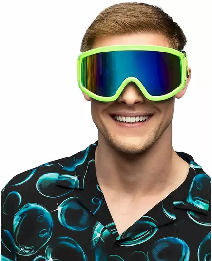 Fluorescerende grønne skibriller for voksne, bilde 2