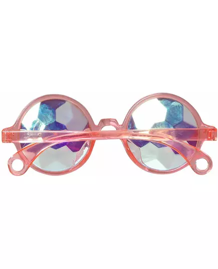 Adult pink round prism glasses, image 2