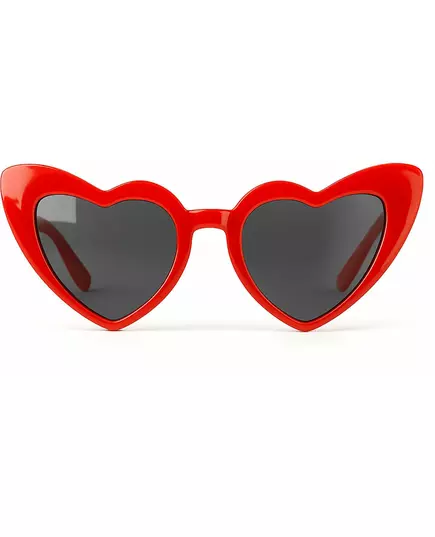 Vintage red heart glasses, image 2