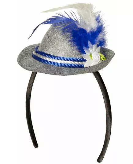 Mini bayersk hatt med fjær for voksne, bilde 2