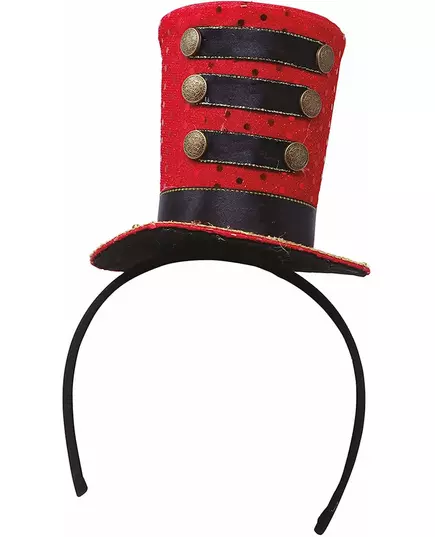 Rød majorette mini flosshatt til dame, bilde 2